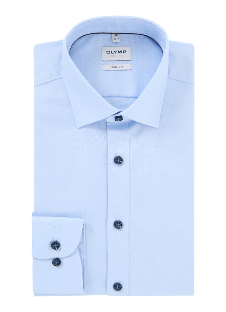 Košile Olymp Level Five slim fit s výstřihem do V