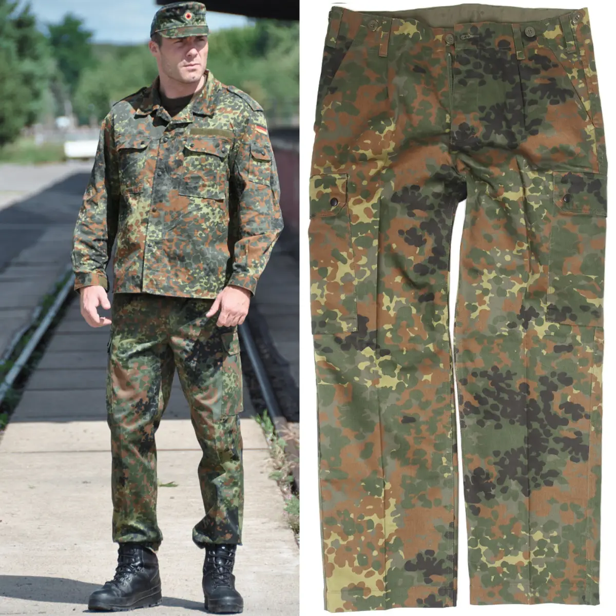 BW Feldhose nach TL flecktarn