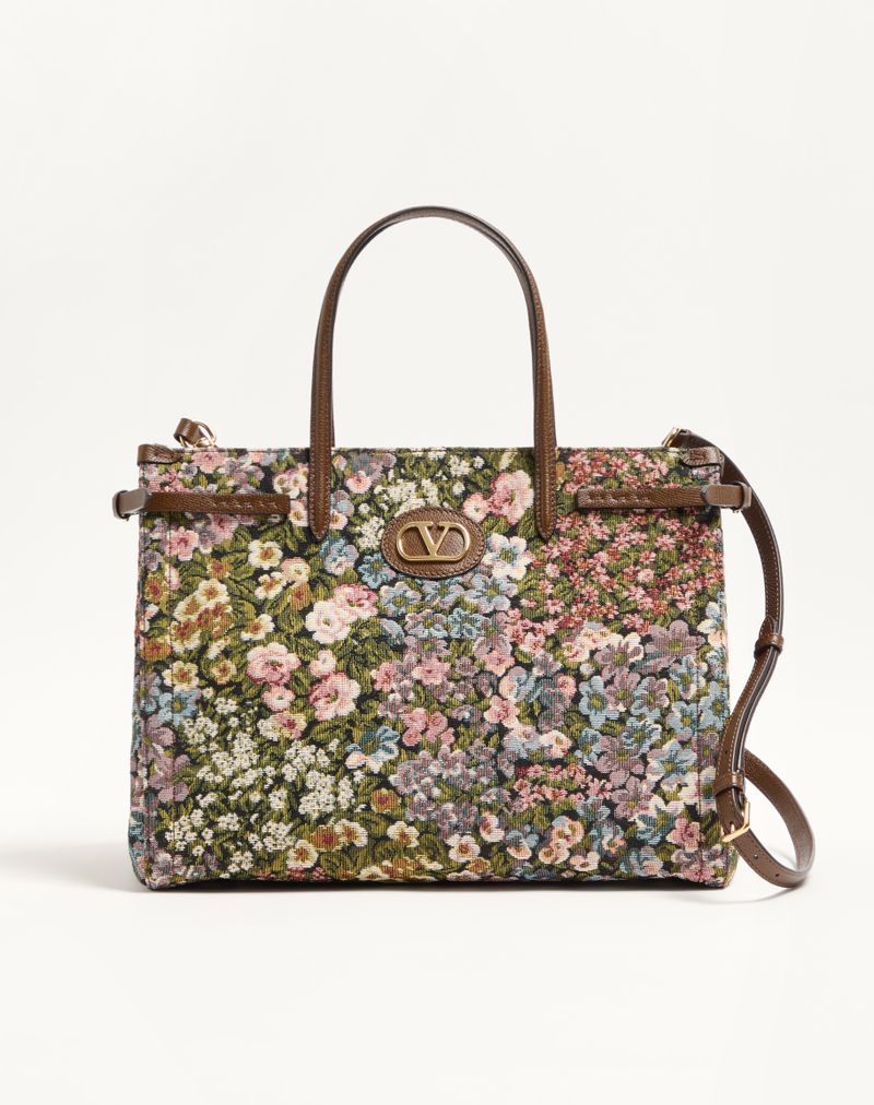 Sac cabas Valentino Garavani Antibes moyen en tissu jacquard Après l'Hiver