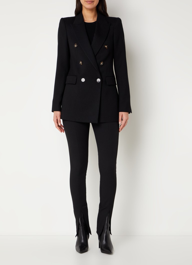 Blazer doppiopetto Reiss Lana in misto lana testurizzato