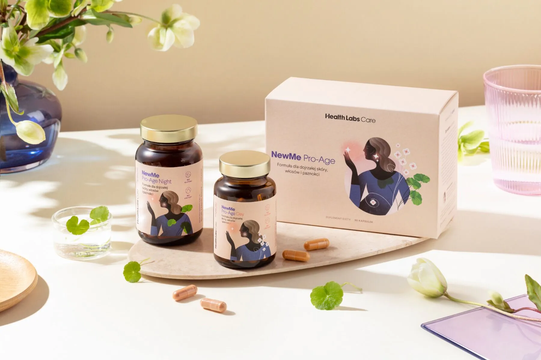 Health Labs Care NewMe Pro-Age dodatak prehrani za kosu, kožu i nokte