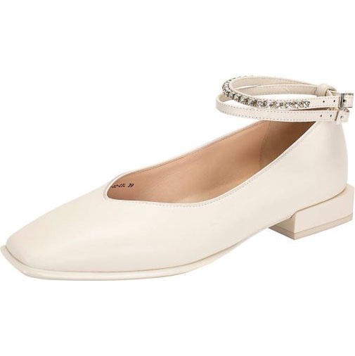 ekonika Ballerinas Ballerinas EKONIKA PREMIUM mit abnehmbarem Riemchen