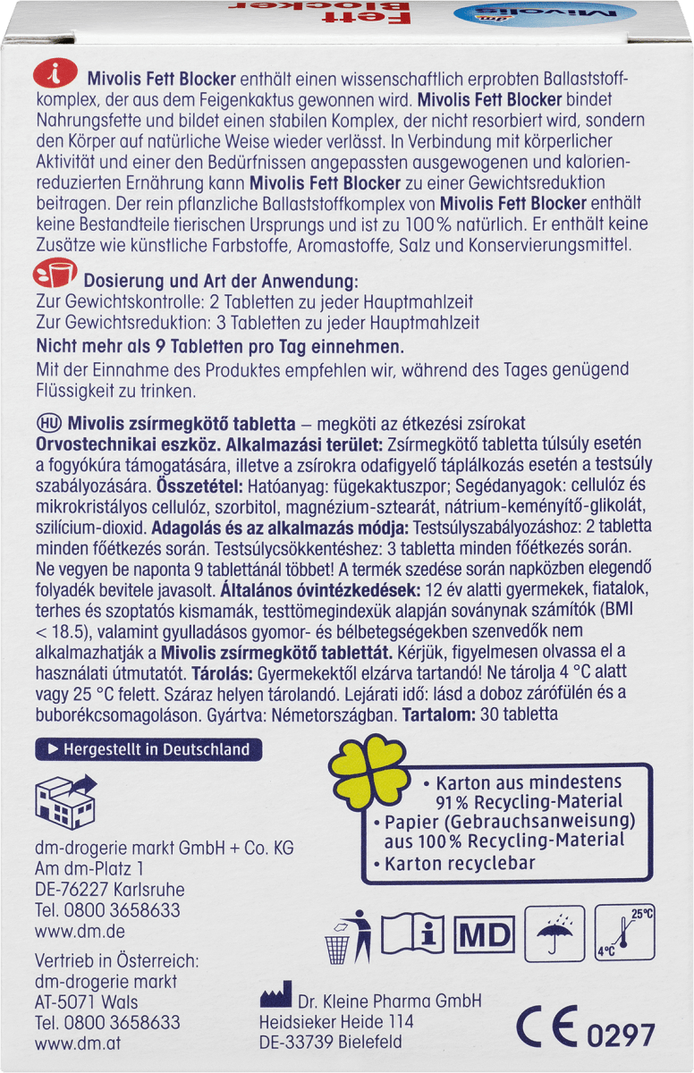 Fett Blocker, 30 St
