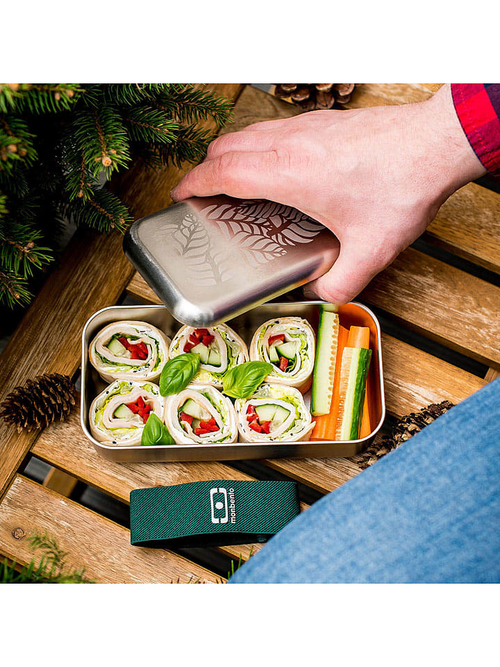 Monbento 8tlg. Lunch-Set in Grün/ Schwarz günstig kaufen onesize
