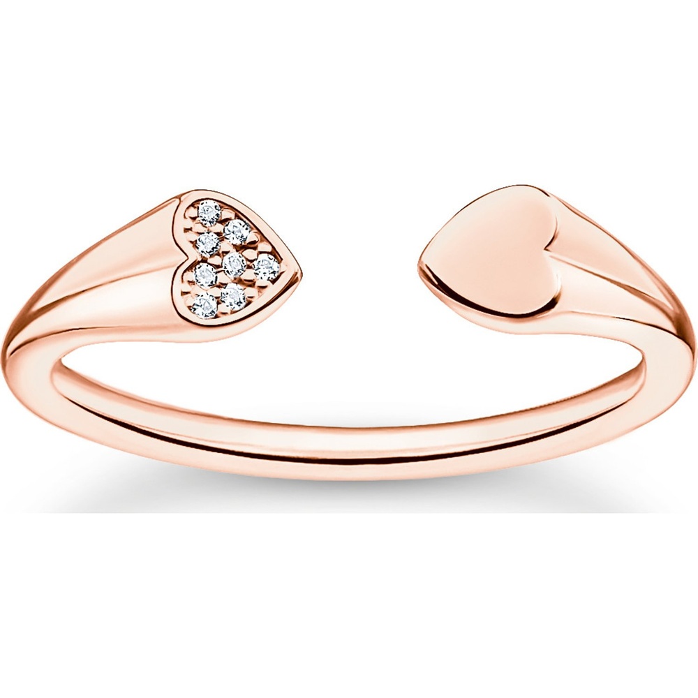 Thomas Sabo Bague pour femme 925 Argent or rose Bague