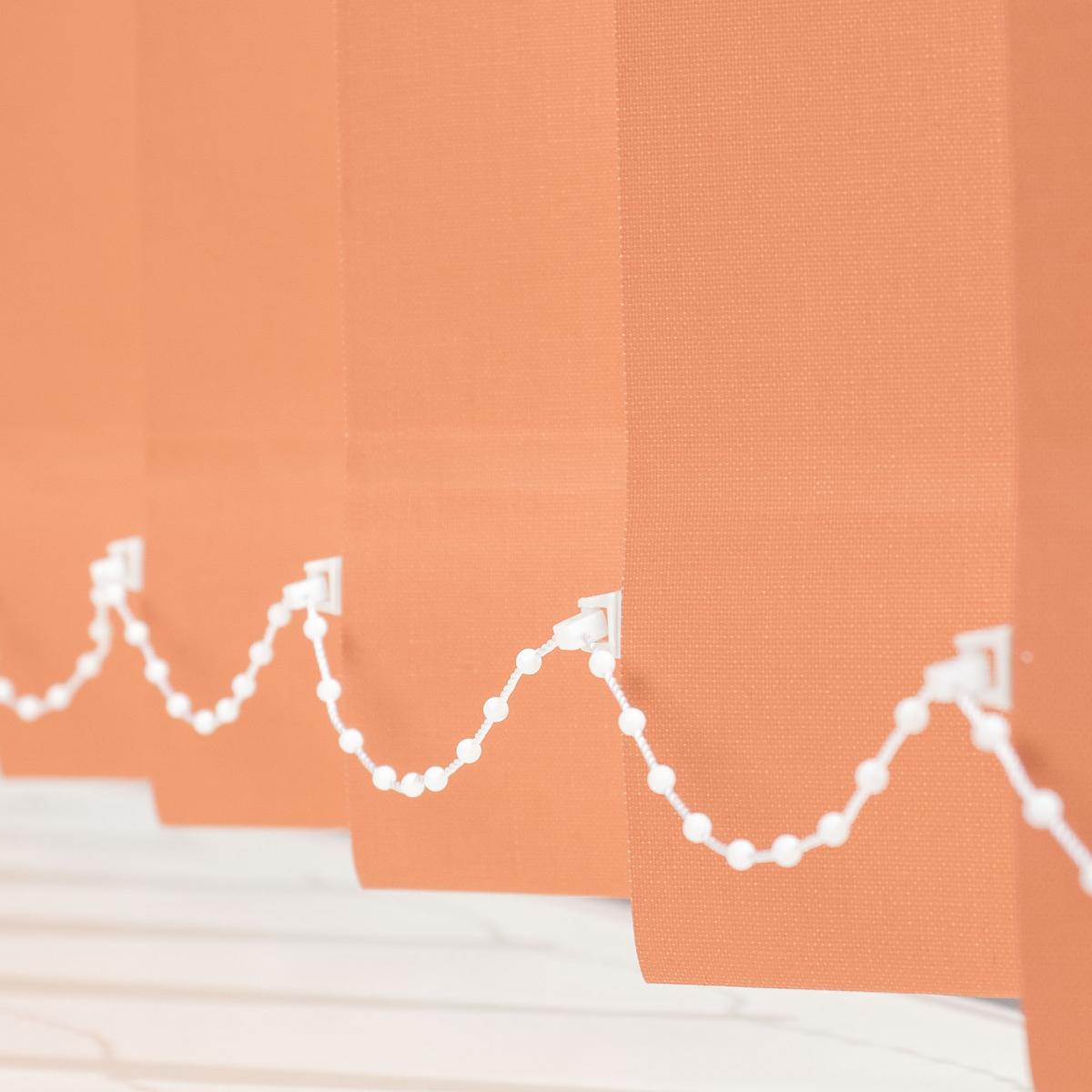 Bella Casa Vertikalanlage Maß, 127 mm Lamelle, 100 x 180 cm, orange