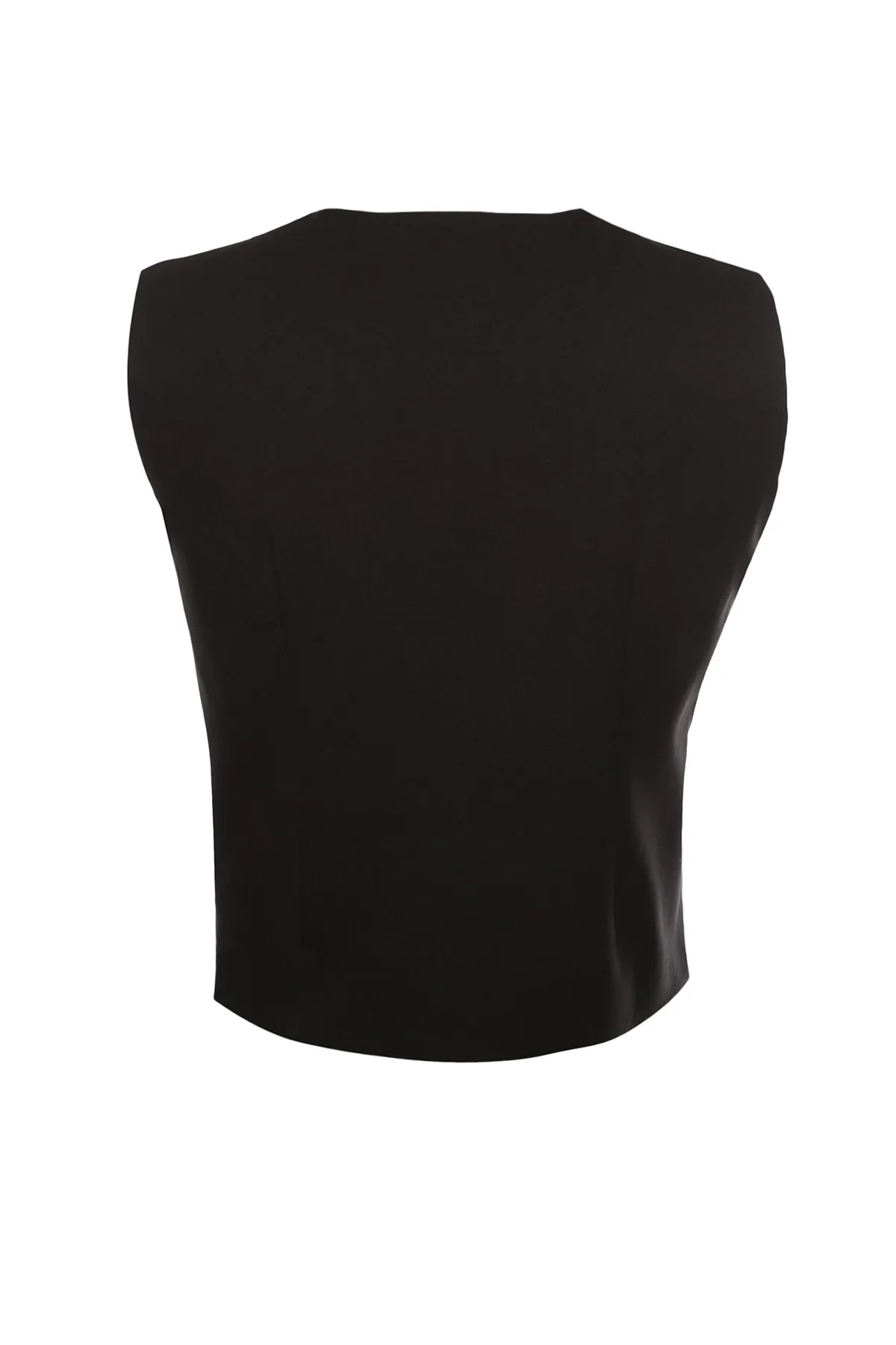 Trendyol Collection  Schwarze, normal gewebte Weste TWOSS22YE0053