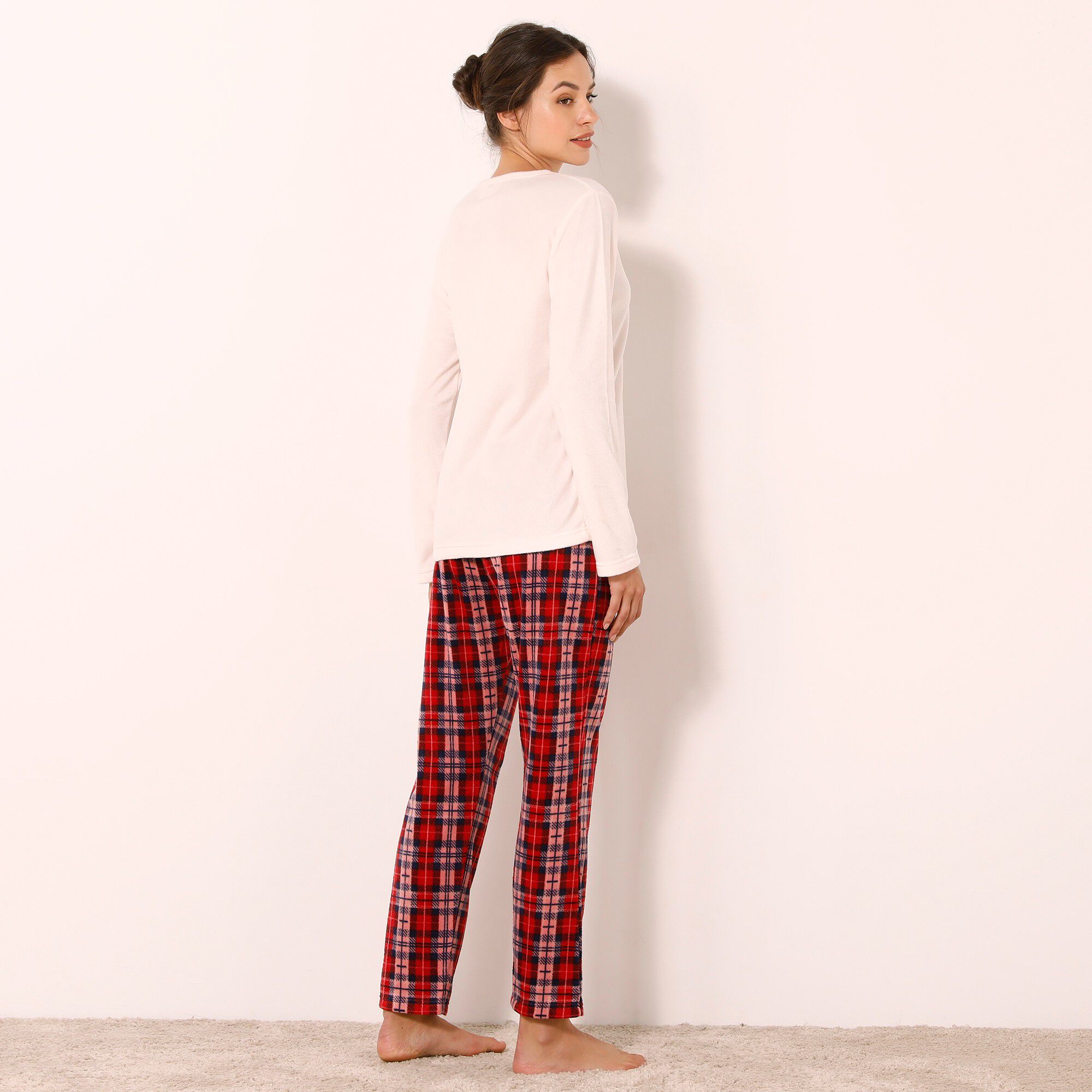 Pyjama pantalon maille micropolaire