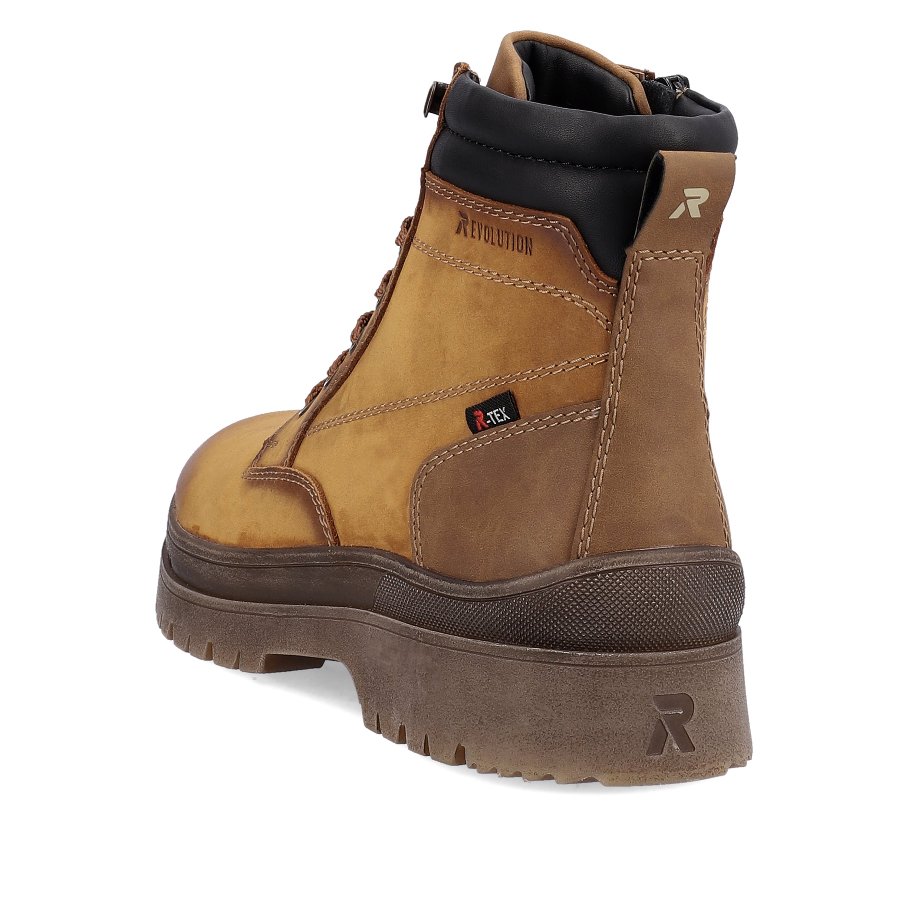Rieker Herren Schnürstiefel wood brown