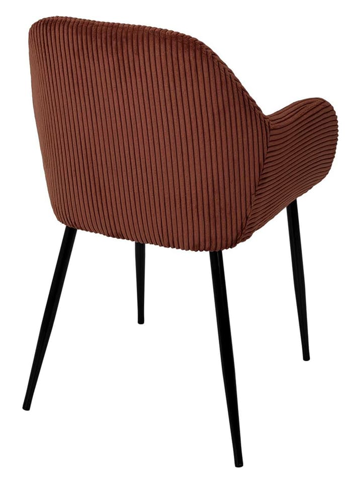 THE HOME DECO FACTORY 2er-Set: Sessel in Rot/ Orange - (B)59 x (H)85 x (T)55,7 cm günstig kaufen onesize