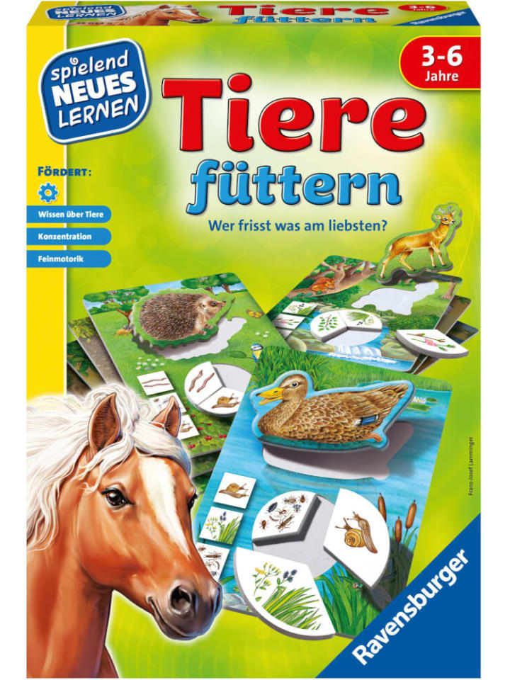Ravensburger Brettspiel Tiere füttern, 3-6 Jahre günstig kaufen onesize
