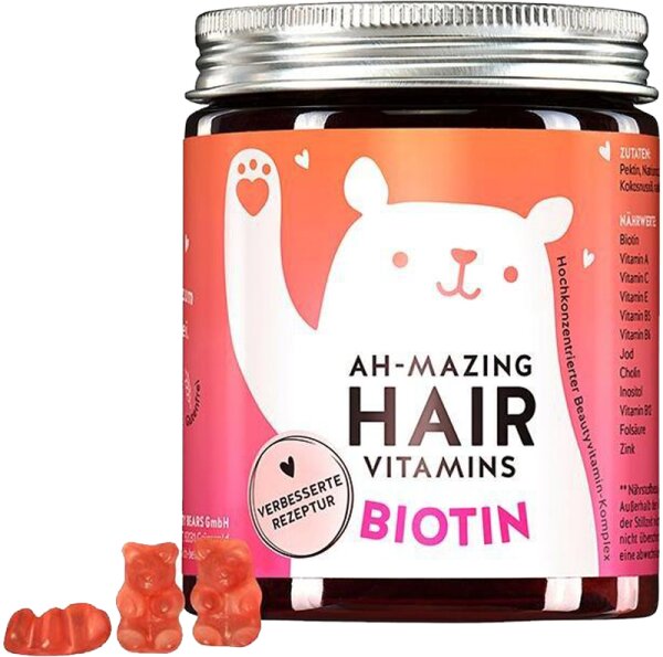 Bears With Benefits Ah-mazing Hair Vitamin Biotin Nahrungsergänzungsmittel