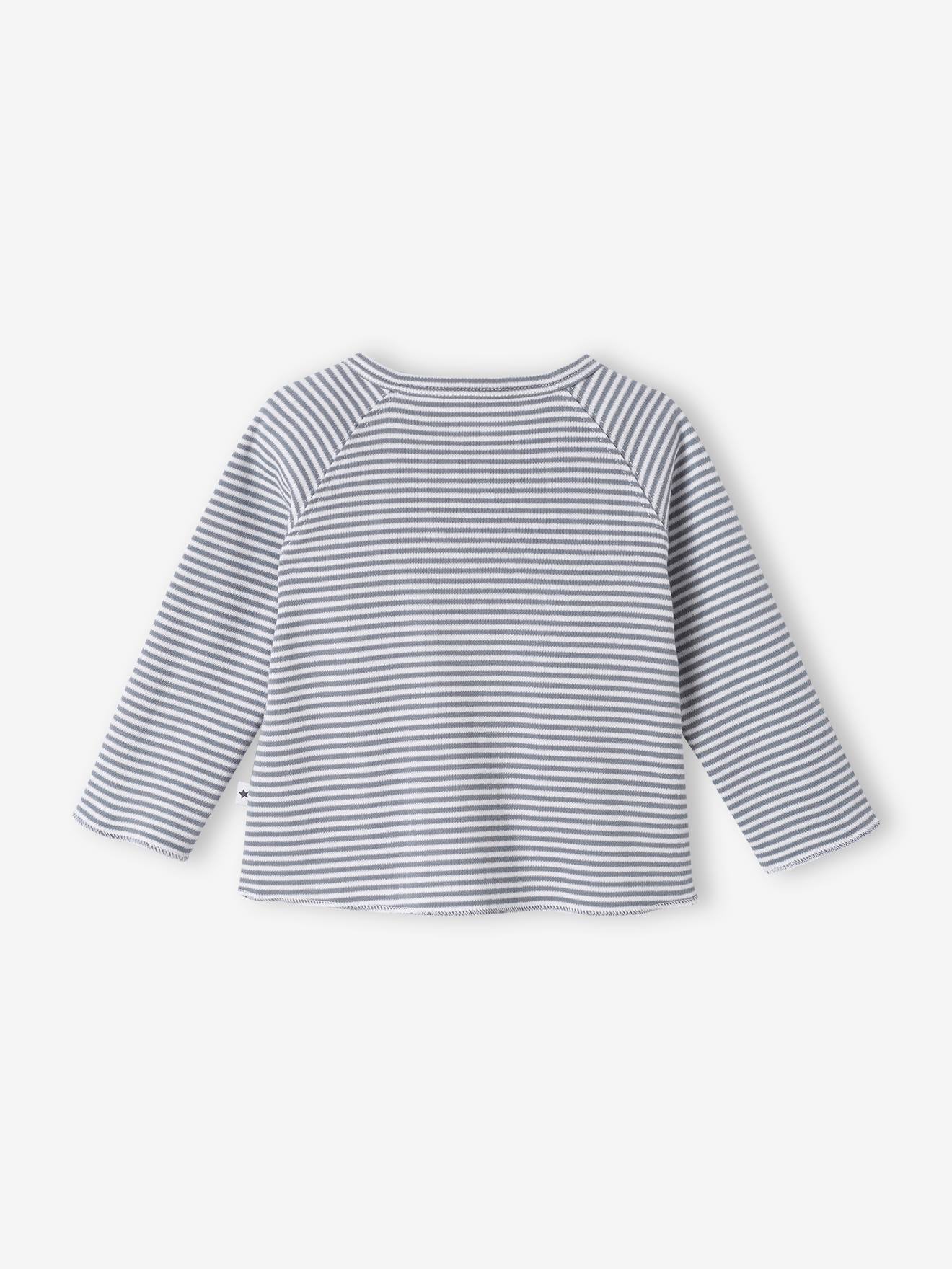 Vertbaudet Baby Wickeljacke BASIC Oeko-Tex - graublau