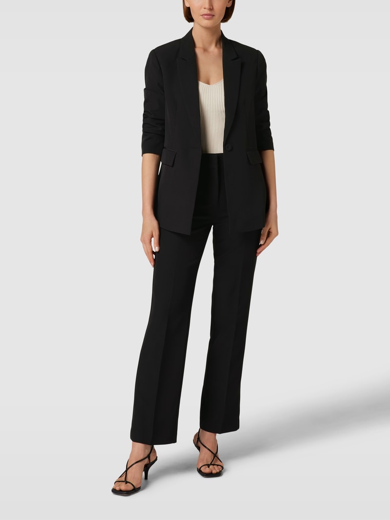Blazer mit Reverskragen Modell 'Bluris' in schwarz