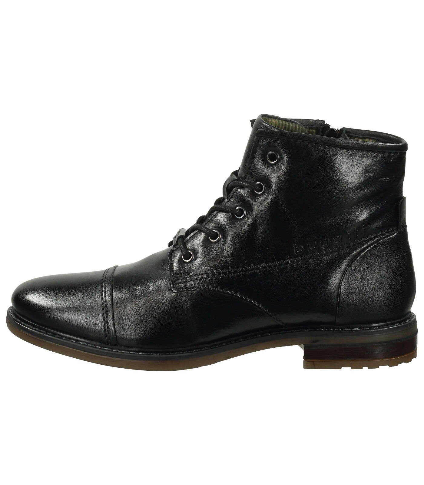 bugatti Stiefelette Leder Schnürstiefelette