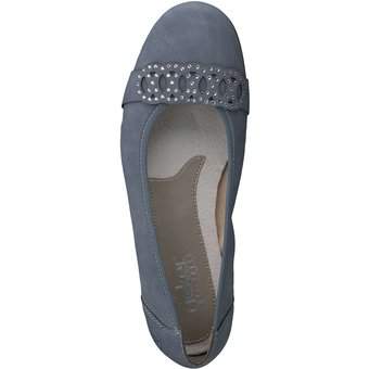 Rieker Ballerina in blau