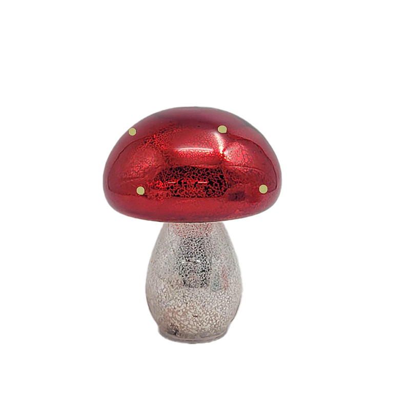 Home Sopp 16x20,6 cm glass m/LED
