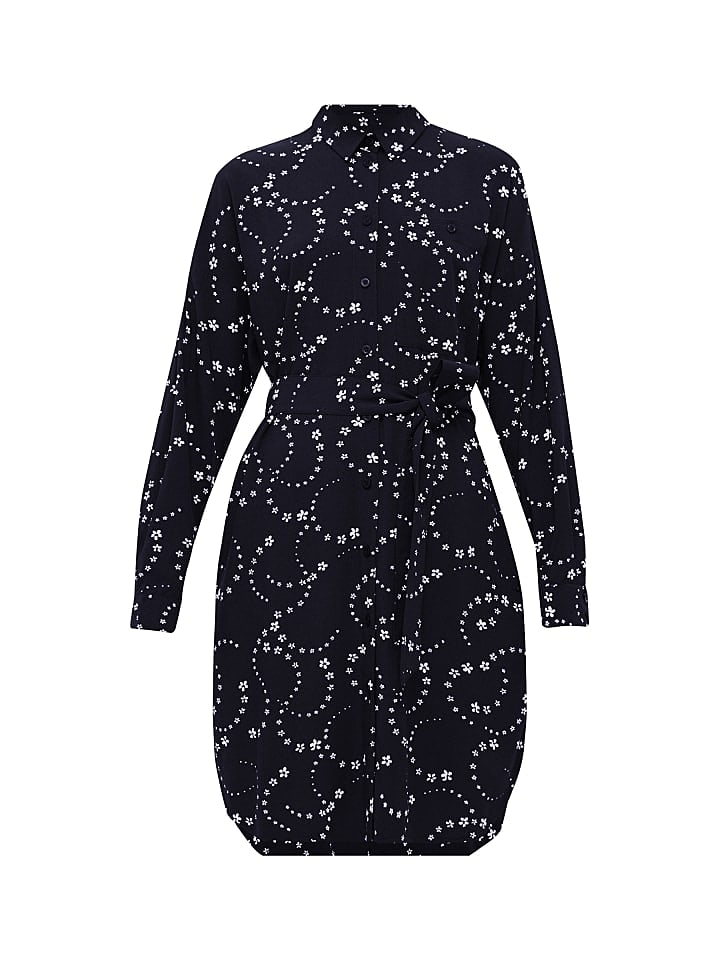 Finn Flare Langarm Kleid in dark blue günstig kaufen XS