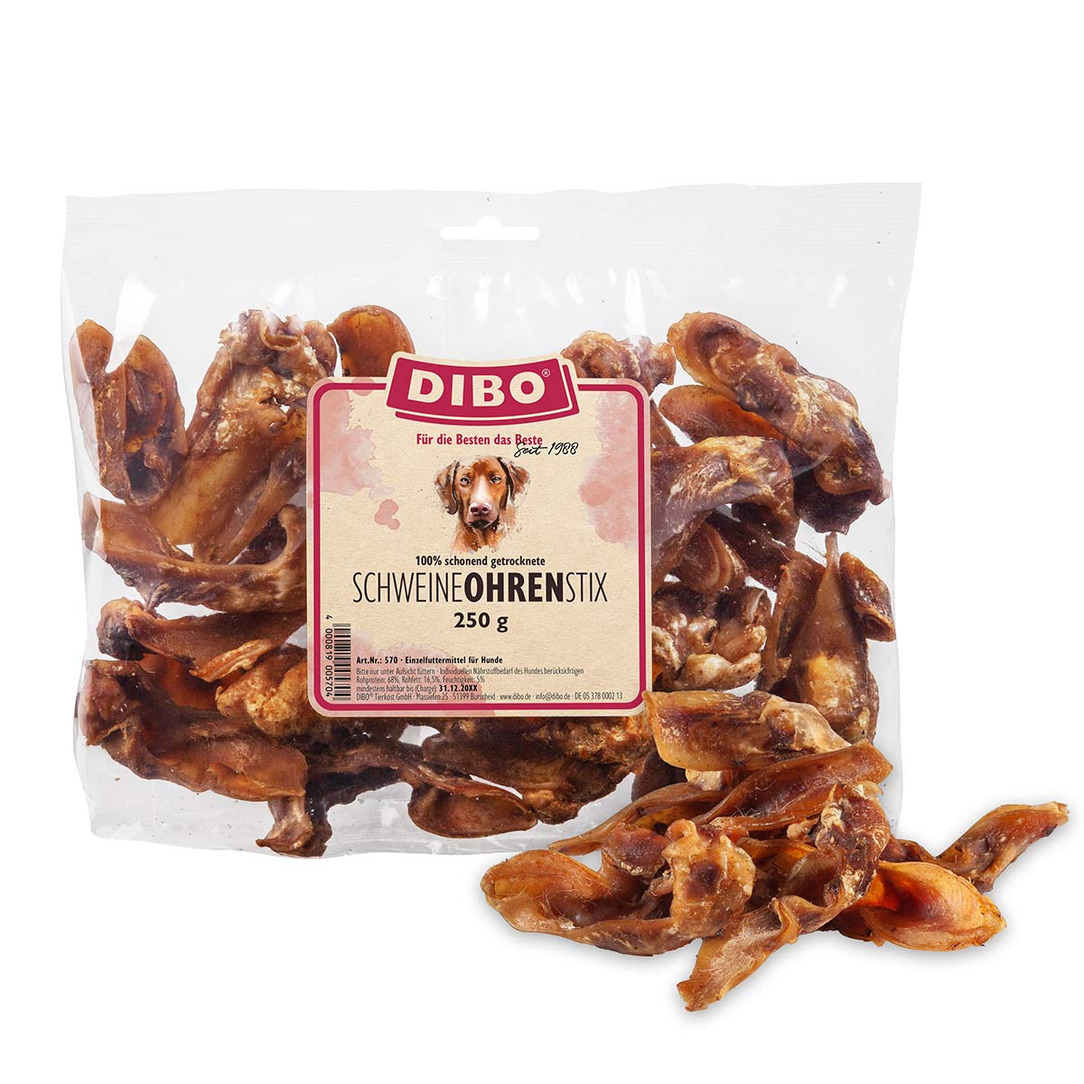 DIBO Schweineohren-Stix günstig kaufen bei ZooRoyal