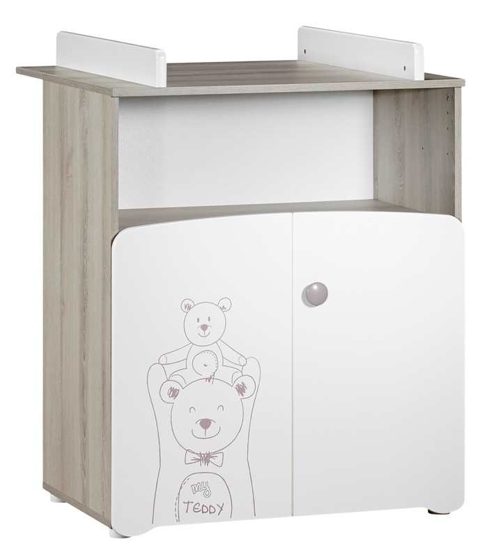 Chambre bébé 3 pièces TEDDY lit, commode et armoire