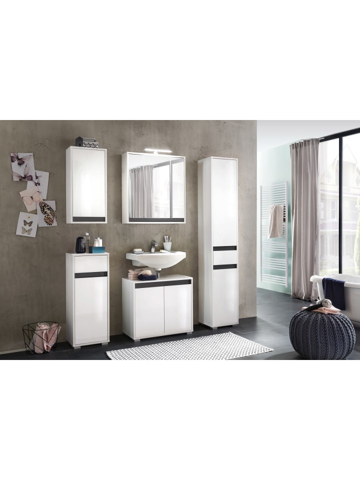 ebuy24 Badschrank Sol Weiß 35 x 23 cm günstig kaufen onesize