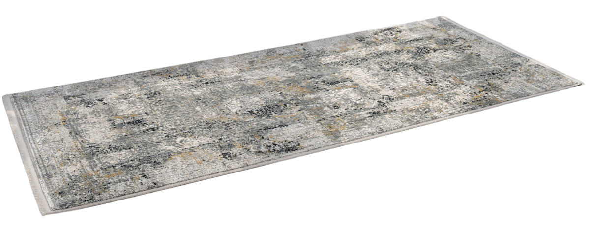Webteppich Versailles Grau-Mix 67 x 130 cm