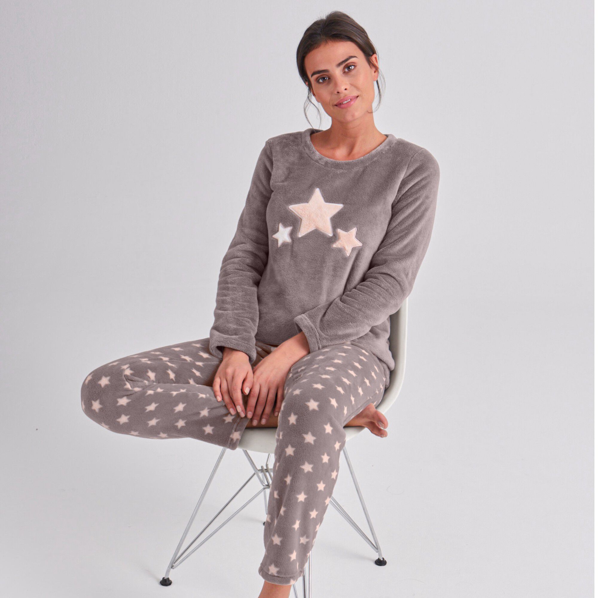 Pyjama pantalon polaire 