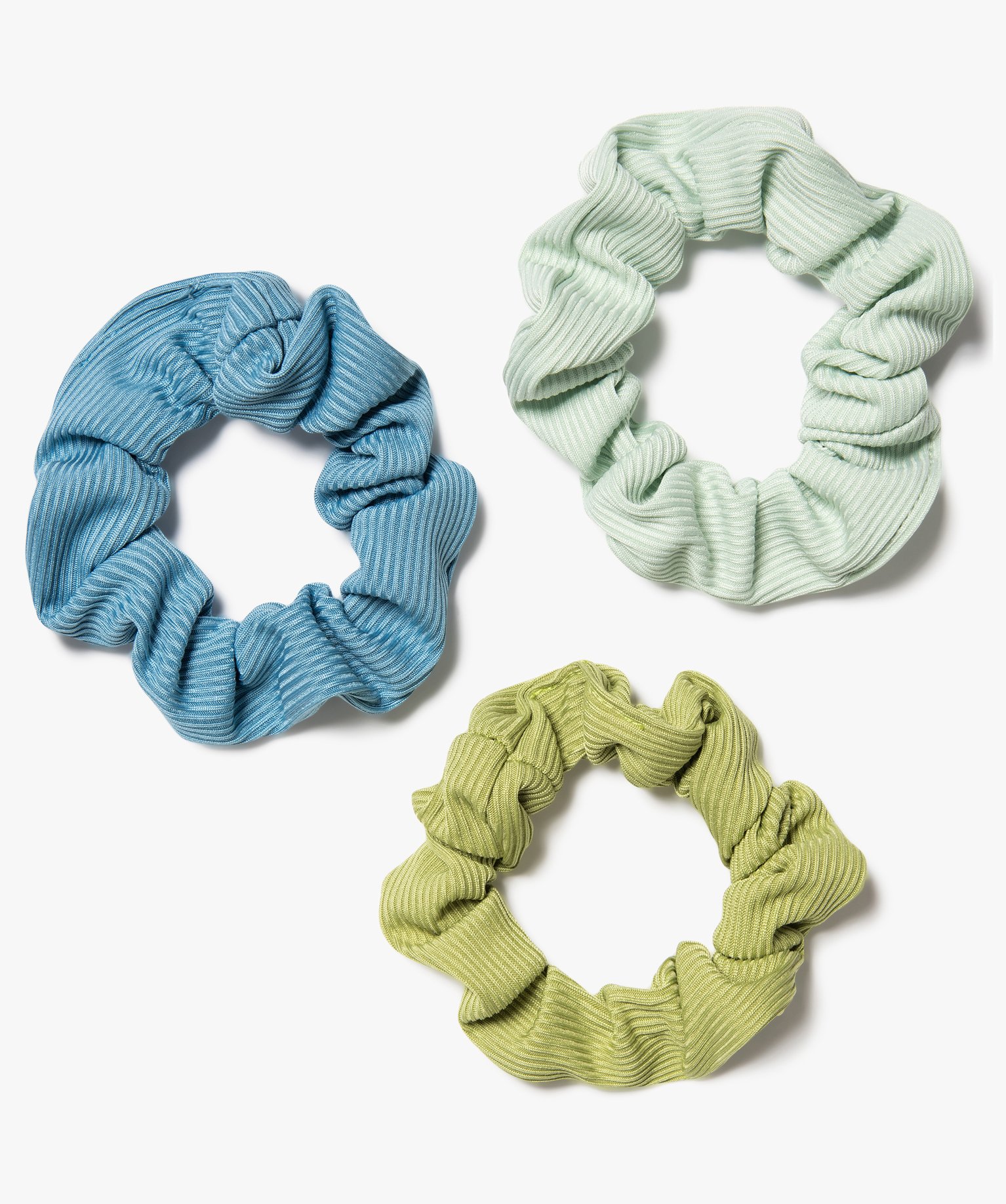 Chouchous pour les cheveux femme en maille texturée (lot de 3) multicolore | GEMO