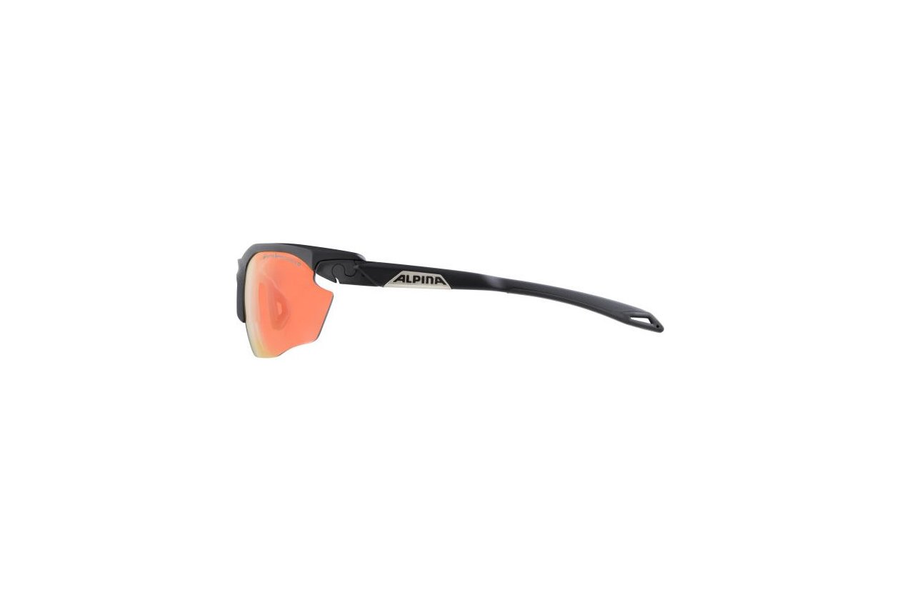 Alpina Twist Five HR QV black matt / rainbow mirror lens