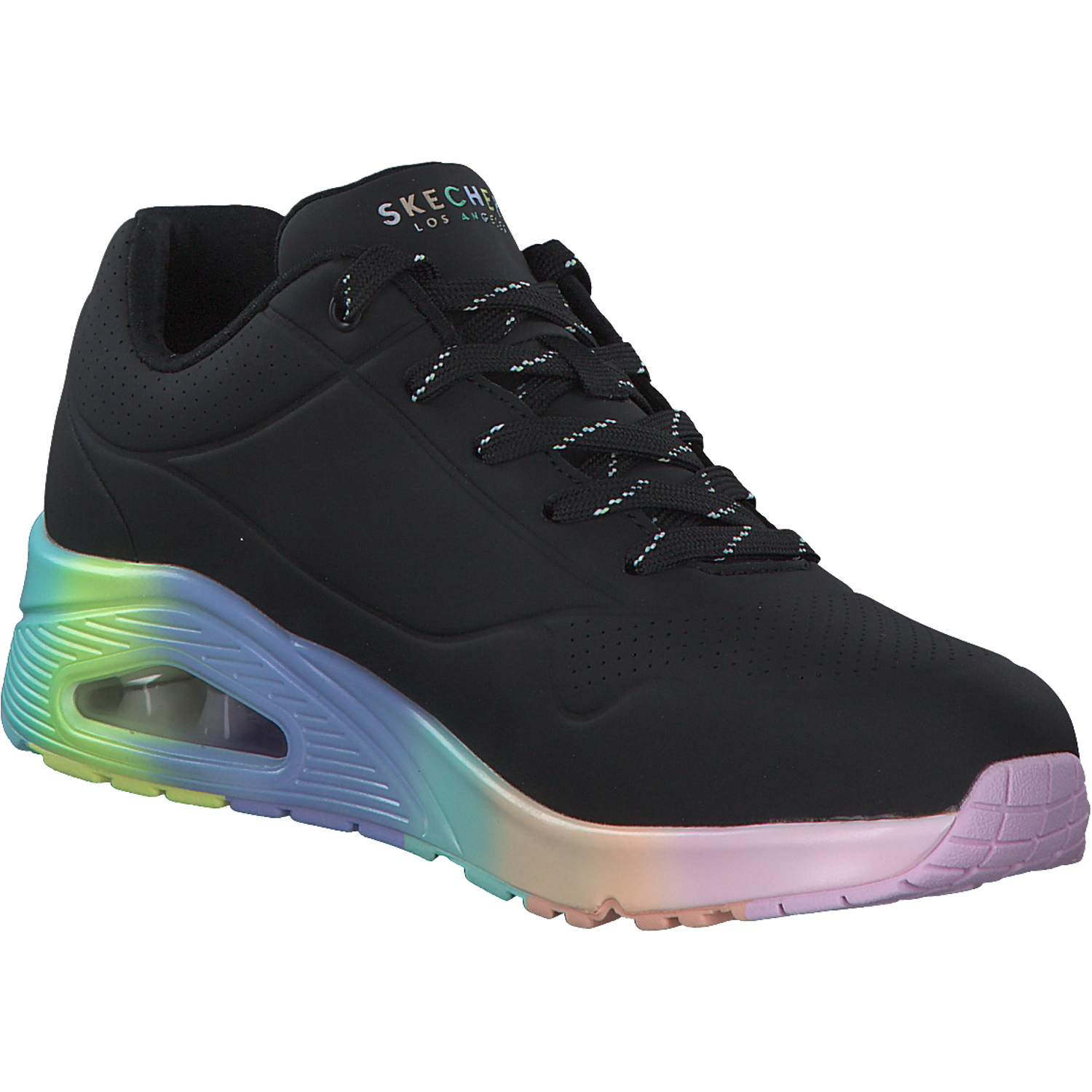 Skechers 155134, Schnürschuhe, Damen, Schwarz