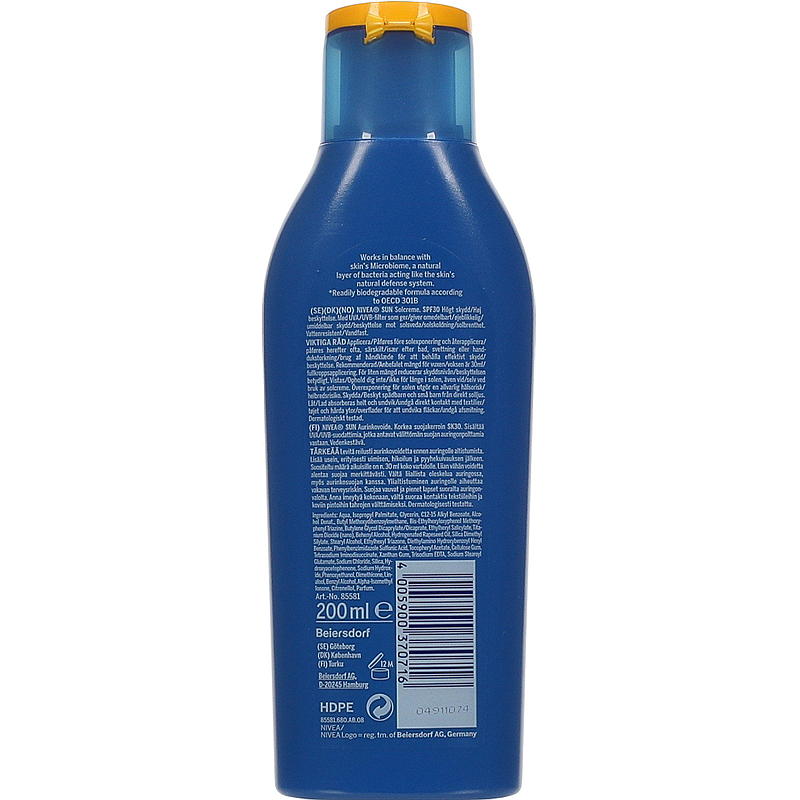 Nivea Nivea Sun SPF30 200 ml lotion Protect