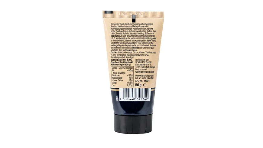 DECOCINO Vanillepaste