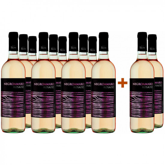 10+2 Paket Negroamaro Rosato del Salento IGP - Cantine Lizzano