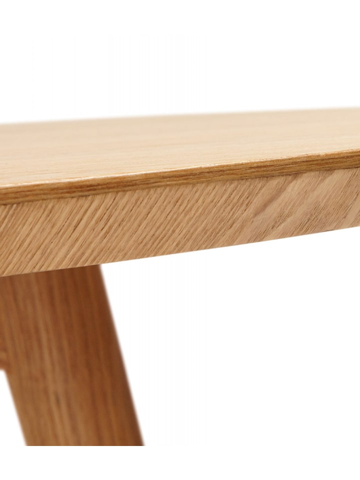KADIMA DESIGN Runder Esstisch aus massivem Eschenholz | Naturholz Design in Beige günstig kaufen onesize