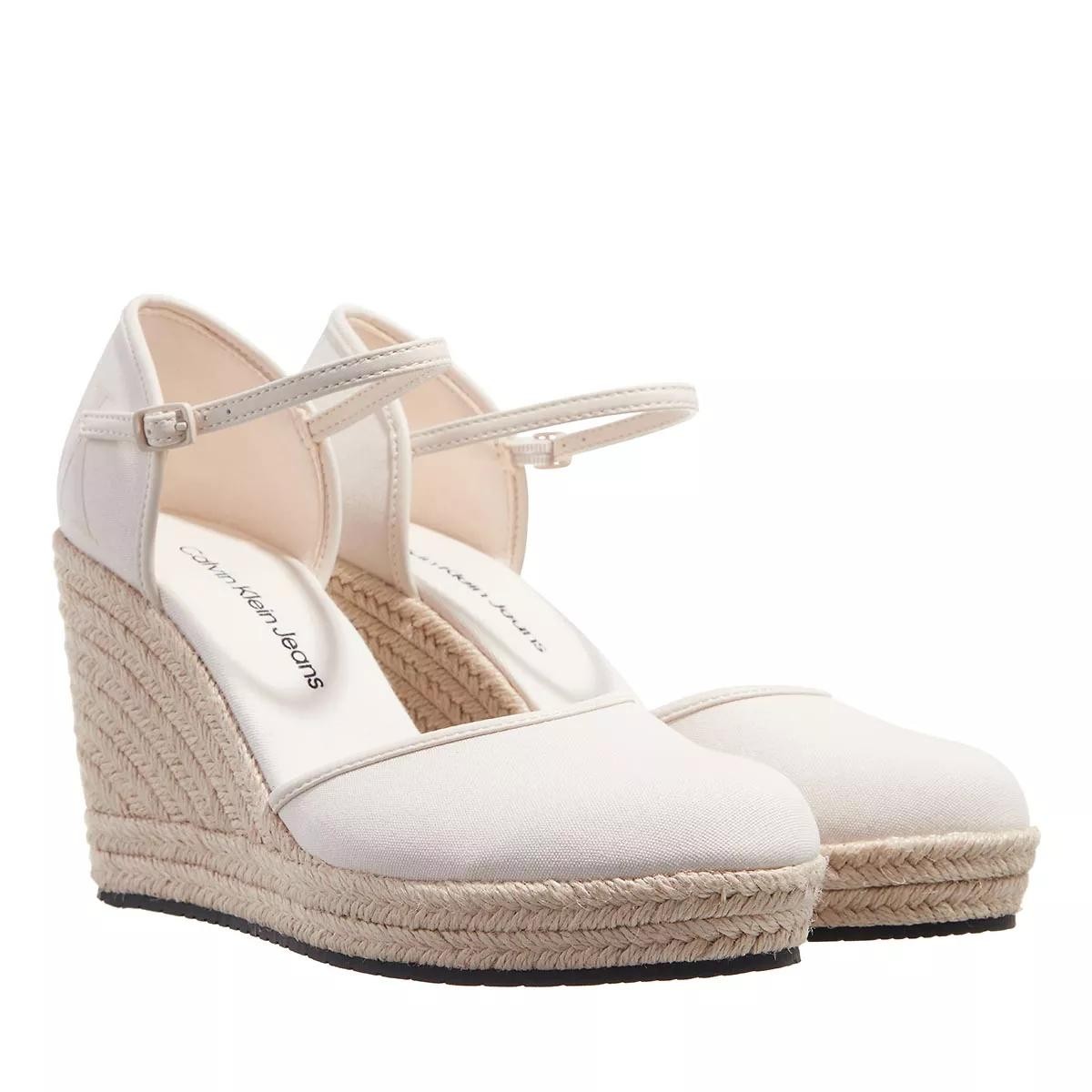 CALVIN KLEIN Komfort Slipper weiss Espadrille