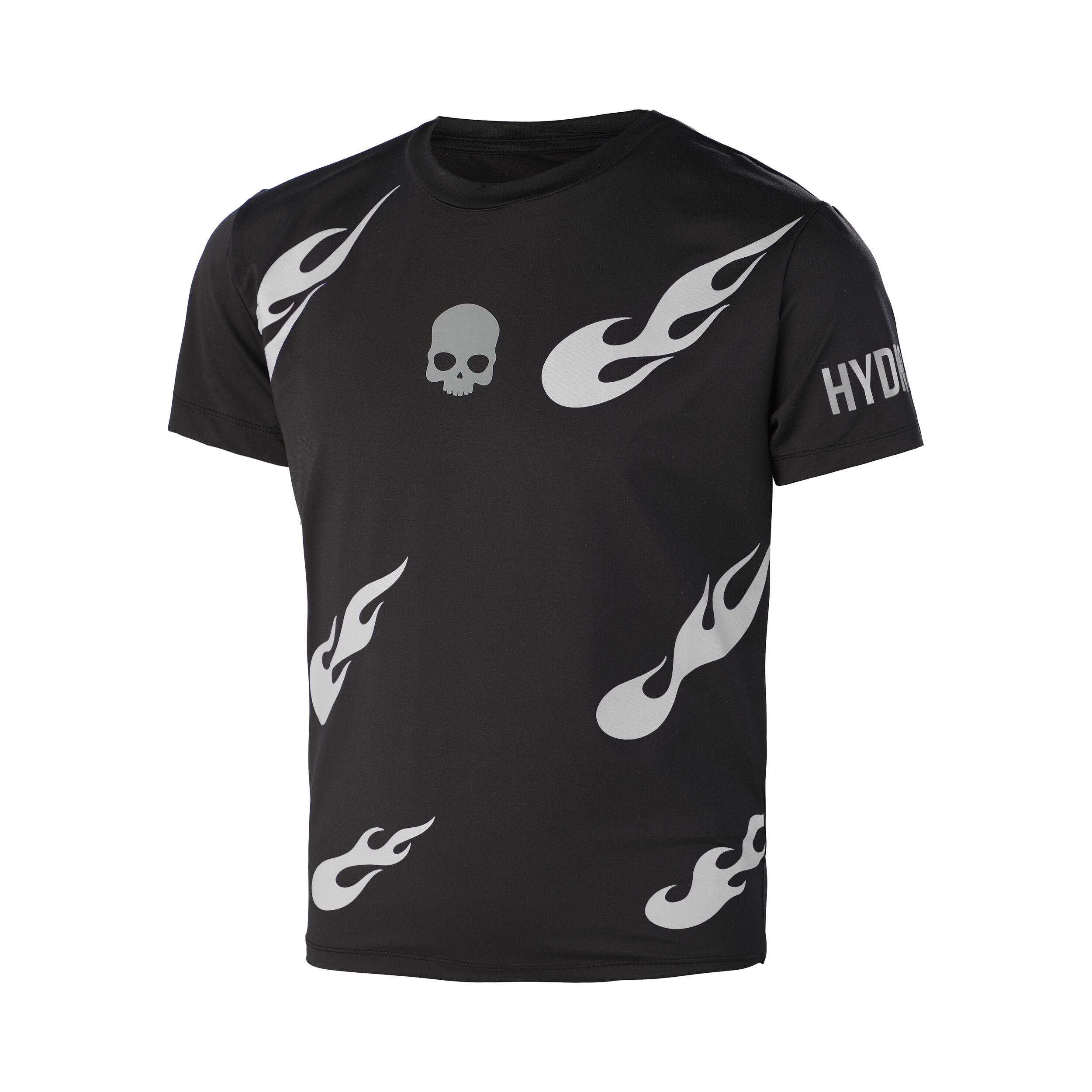 Tech Flames T-Shirt Kinder - Schwarz