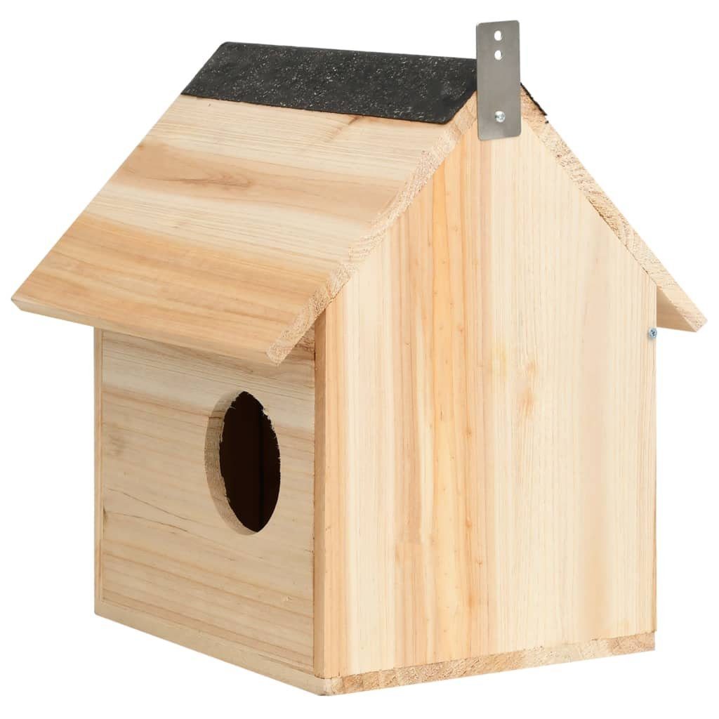 vidaXL Vogelhaus Eichhörnchenhaus Tanne Massivholz 26x25x29 cm Holz