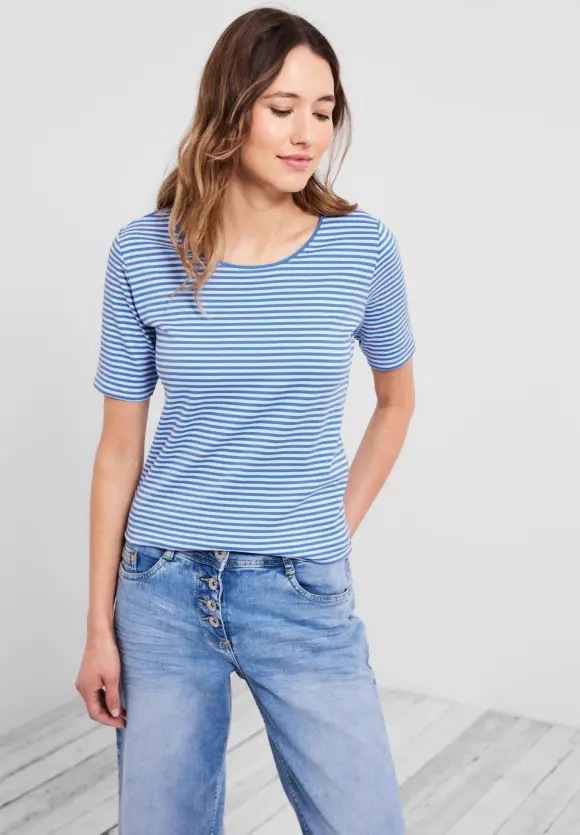 CECIL T-Shirt mit Streifenmuster