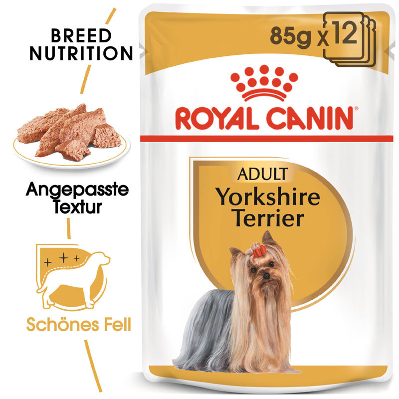 ROYAL CANIN Hundenassfutter ROYAL CANIN Yorkshire Terrier Adult Mousse 12x85g
