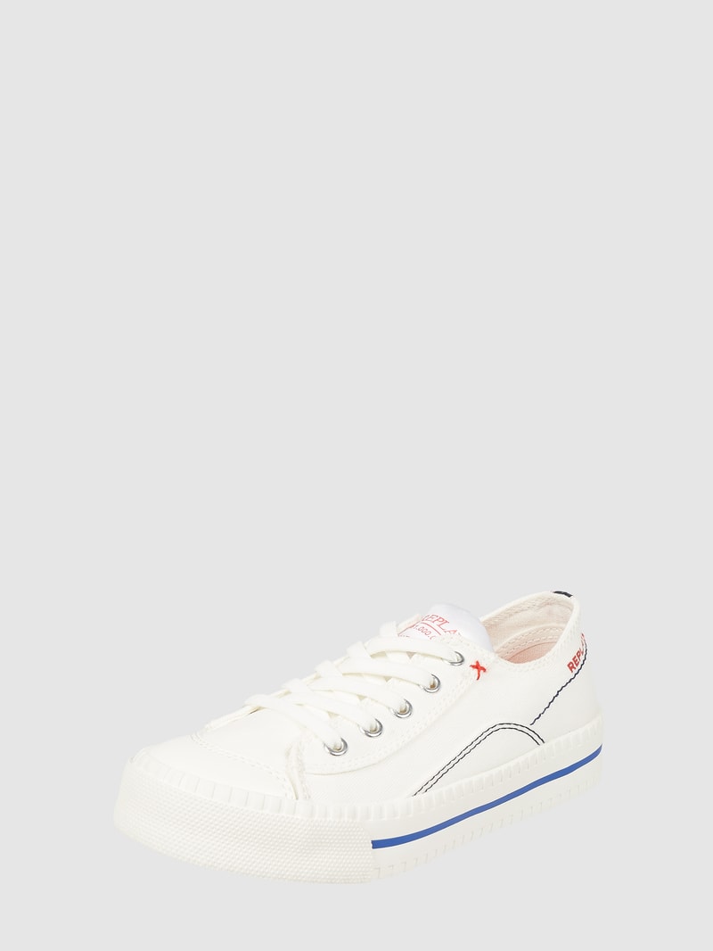 Slip-on-Sneaker aus Canvas in weiß