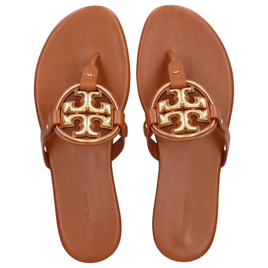 Tory Burch - Zehentrenner MILLER Ziegenleder - braun