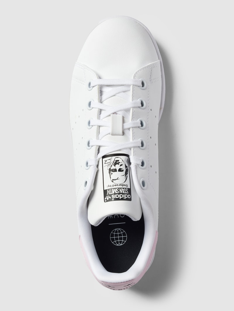 Sneaker mit Label-Print Modell 'STAN SMITH' in weiß
