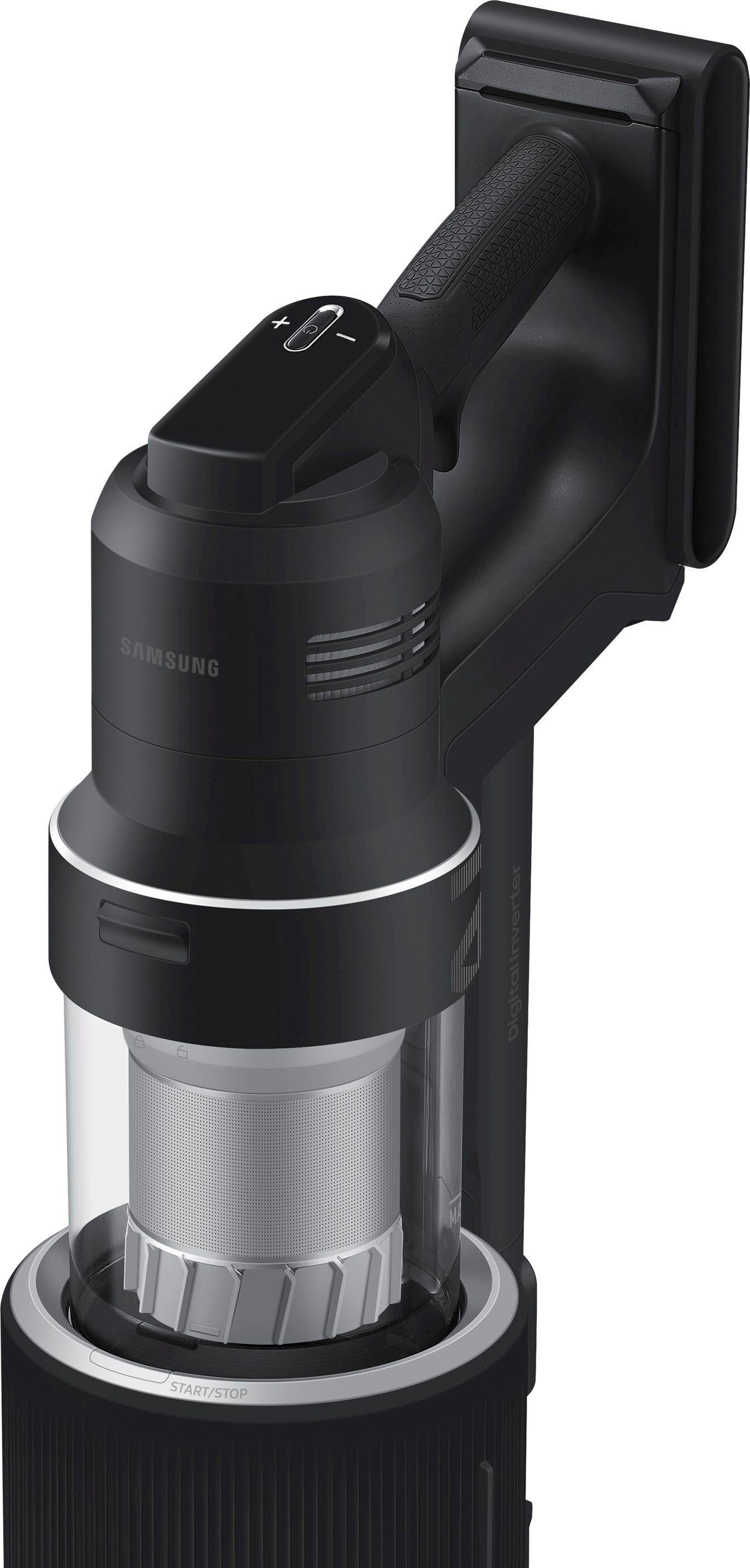 Samsung Akku-Handstaubsauger BESPOKE Jet AI Akku+ CompleteClean VS28C97B4QK/WD, 730 W, beutellos, automatische Entleerung mit selbstschließender Öffnung