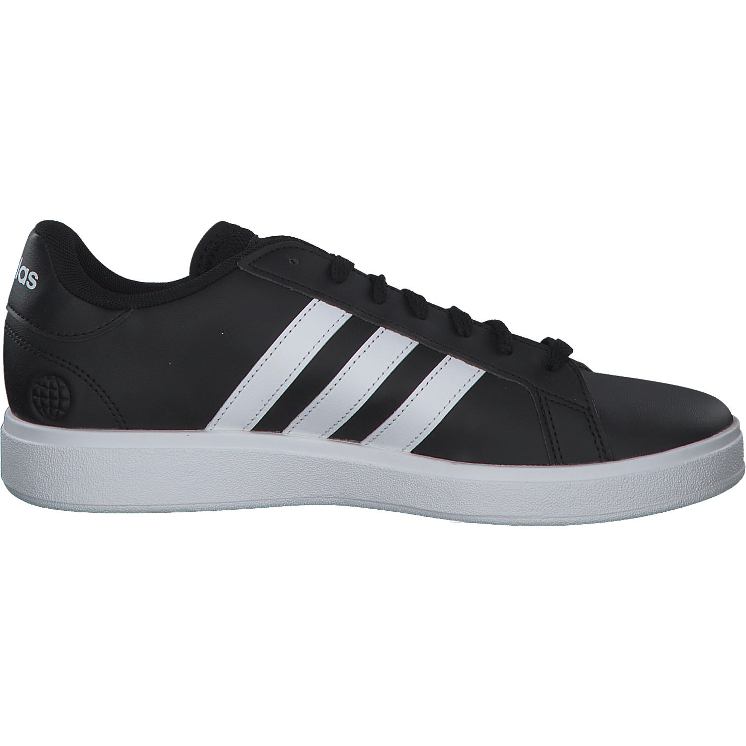 Adidas Grand Court Base 2.0 W, Schnürschuhe, Damen, black/white/black