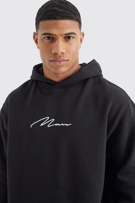Oversize Man Signature Hoodie
