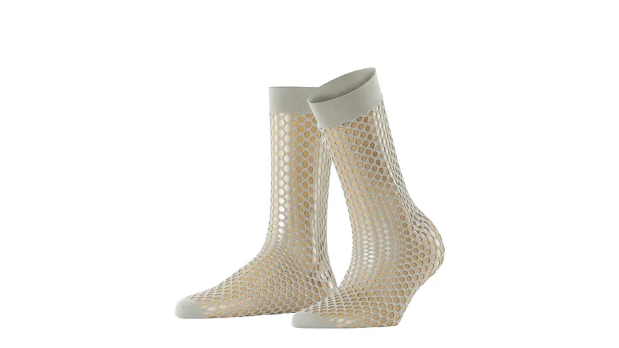 FALKE Damen Netz Söckchen Craftcore grau