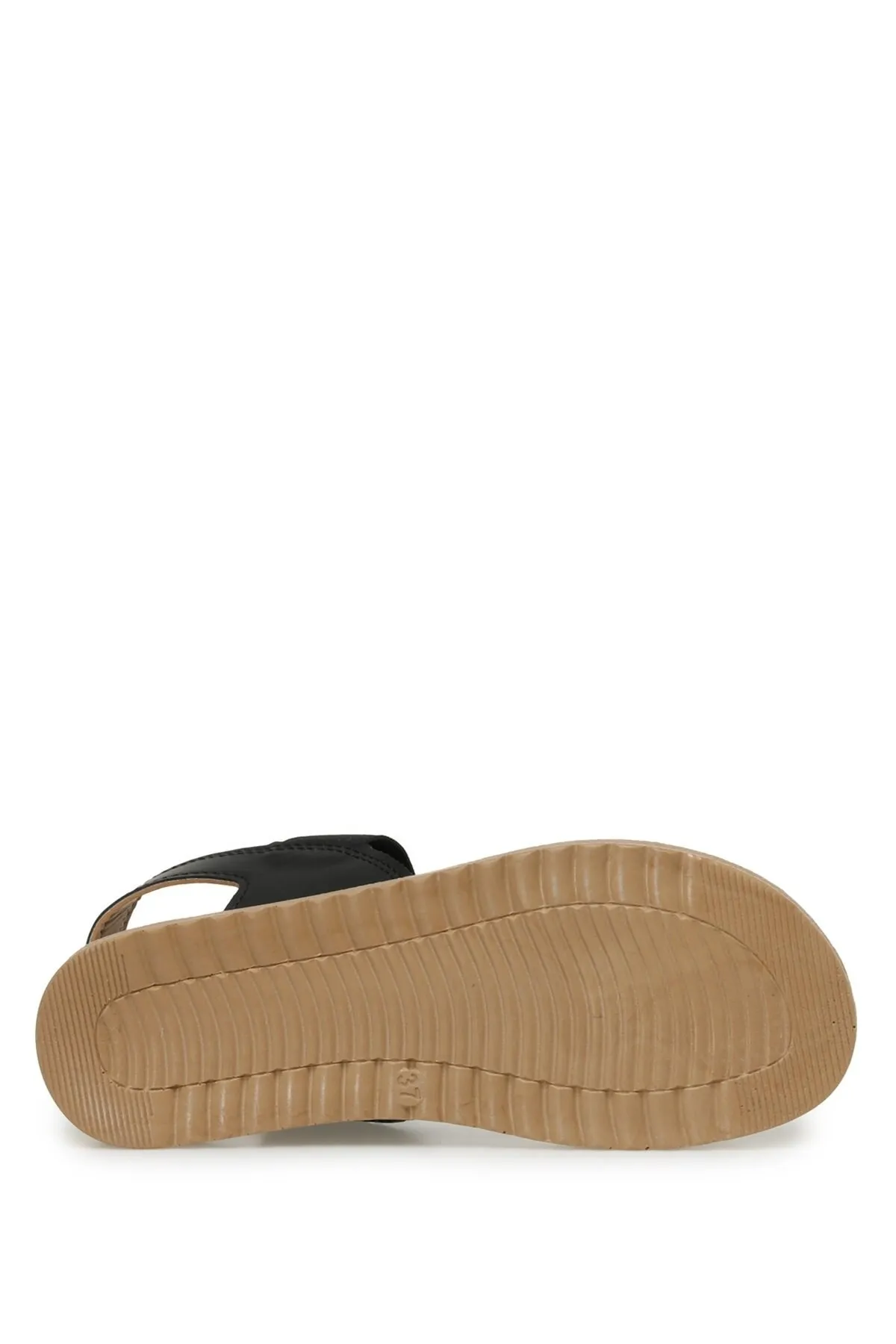 Polaris  161095z3fx Schwarze bequeme Sandalen für Damen