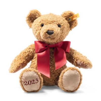 Cosy Jahresbär 2023, 34 cm, hellbraun