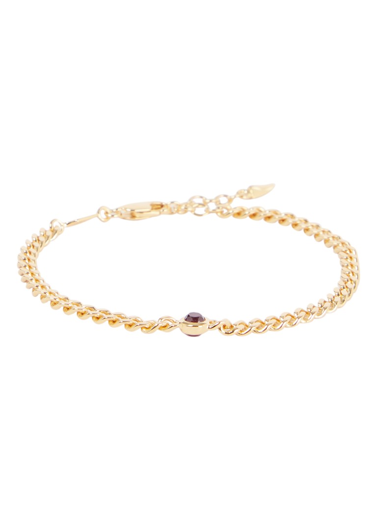 Missoma Birthstone bracelet July gold-plated