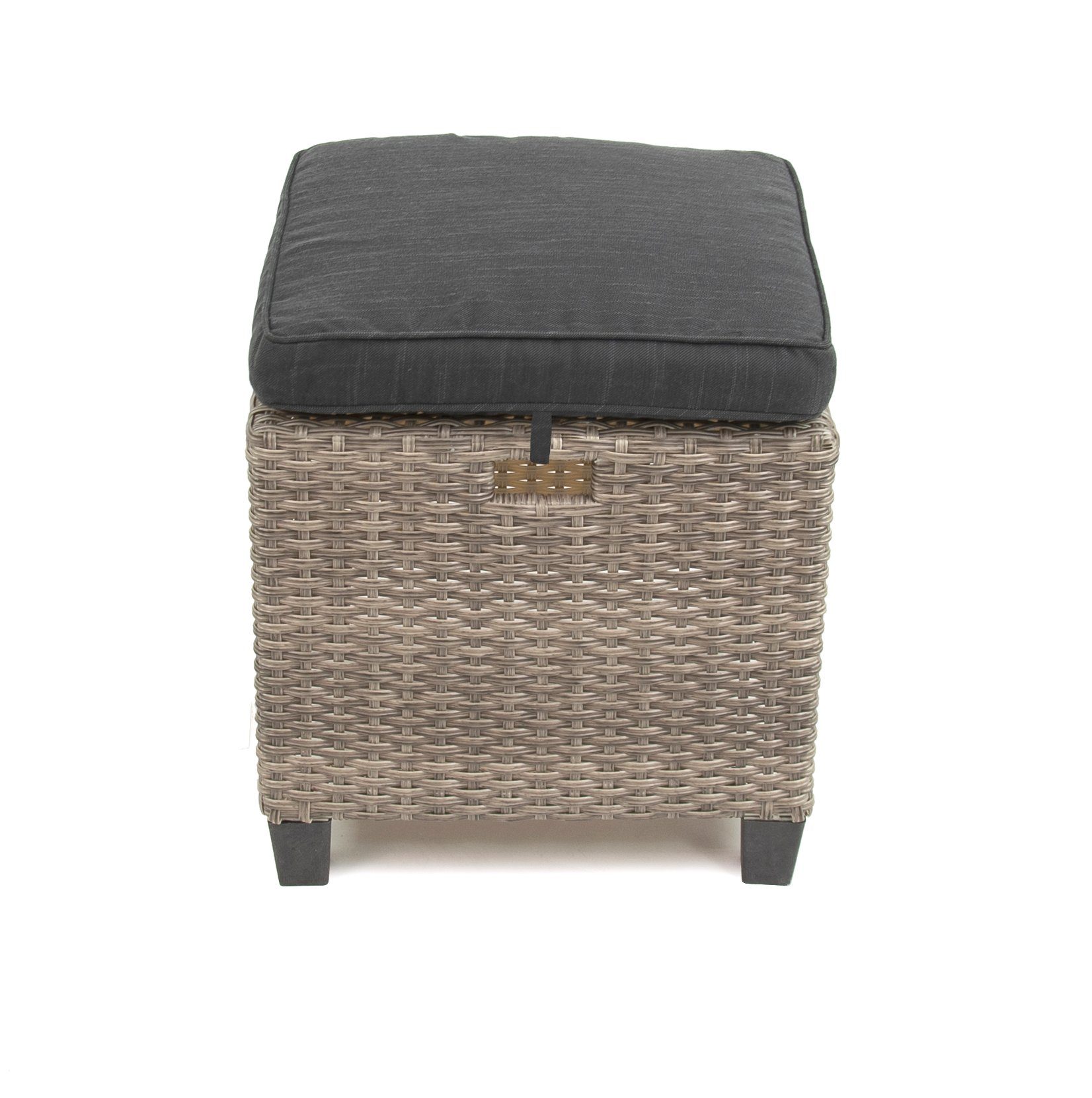 bellavista - Home&Garden® Loungeset Rattan Gartenmöbel Dininglounge Set Madeira II grau, (Set, 6-tlg)